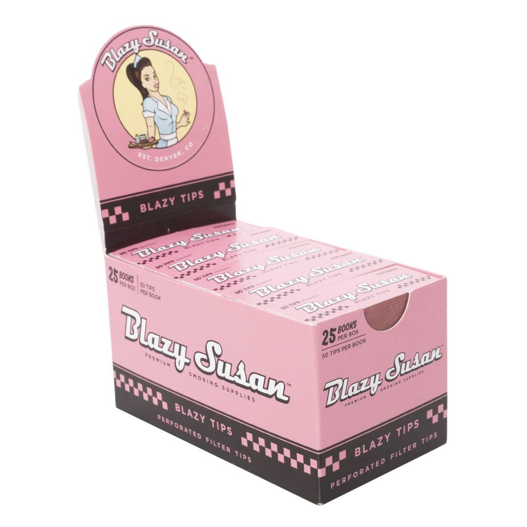 Blazy Susan - Pink, Perforated Filter Tips