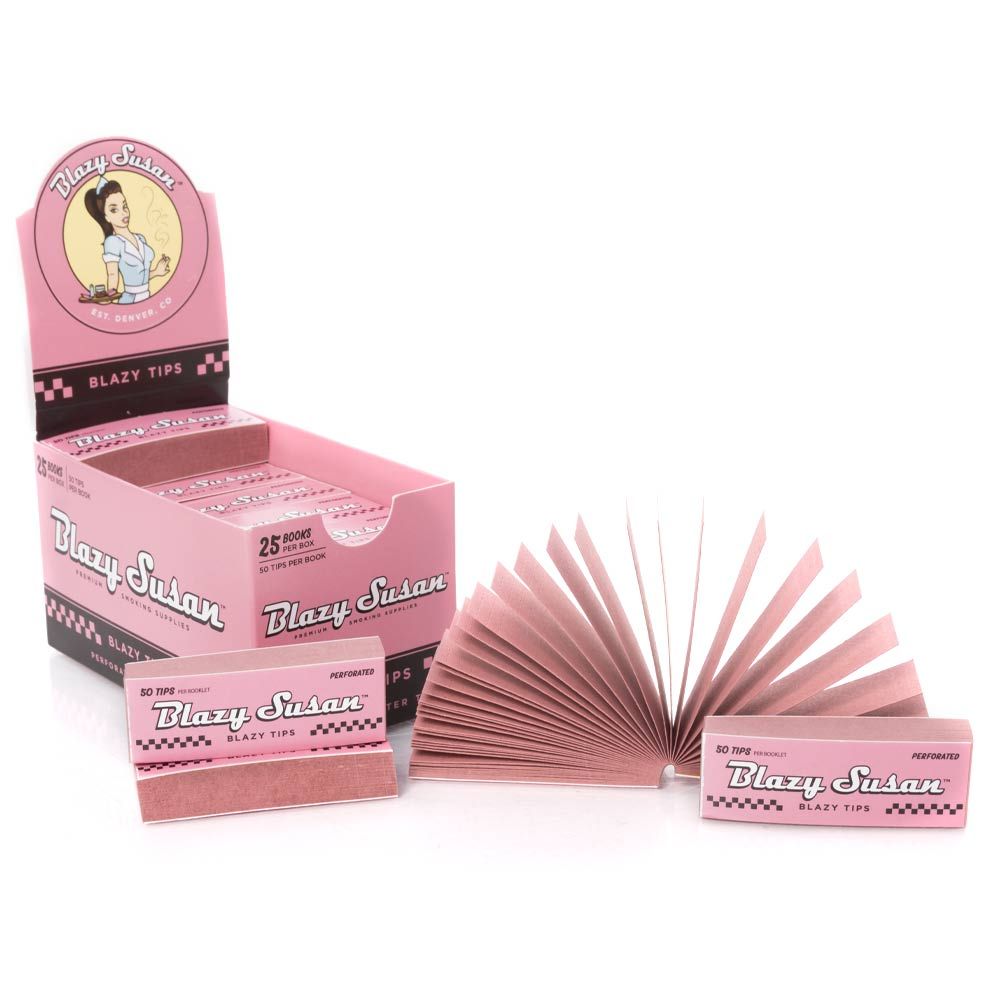 Blazy Susan - Pink, Perforated Filter Tips