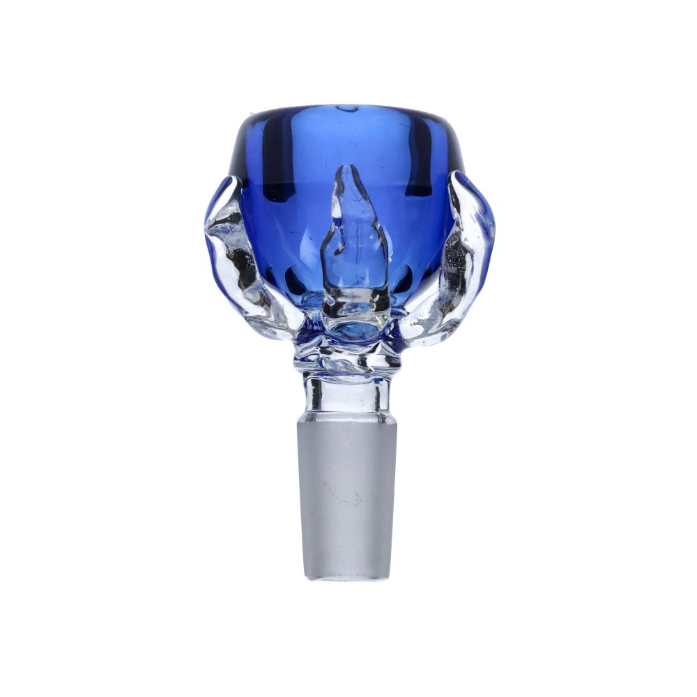 Flower Bowl - Glass Claw, 14mm Male