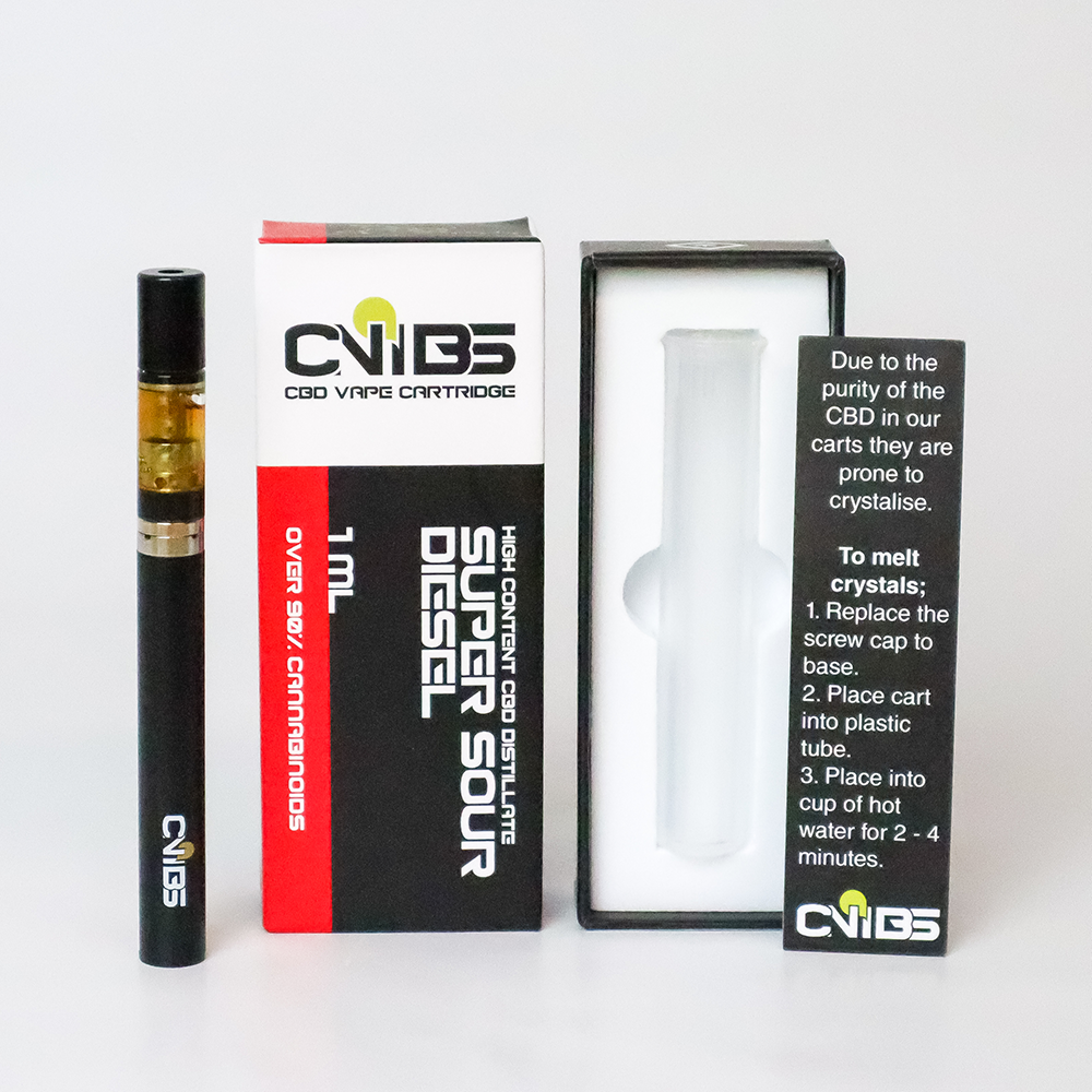 CNIBS - Super Sour Diesel CBD Distillate Cartridge 1mL