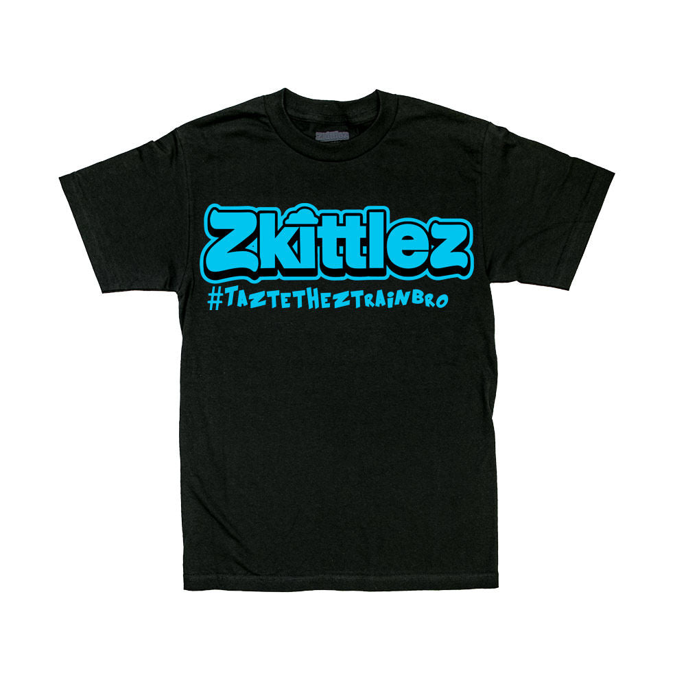 Official Zkittlez Taste The Z Train Blue T-Shirt