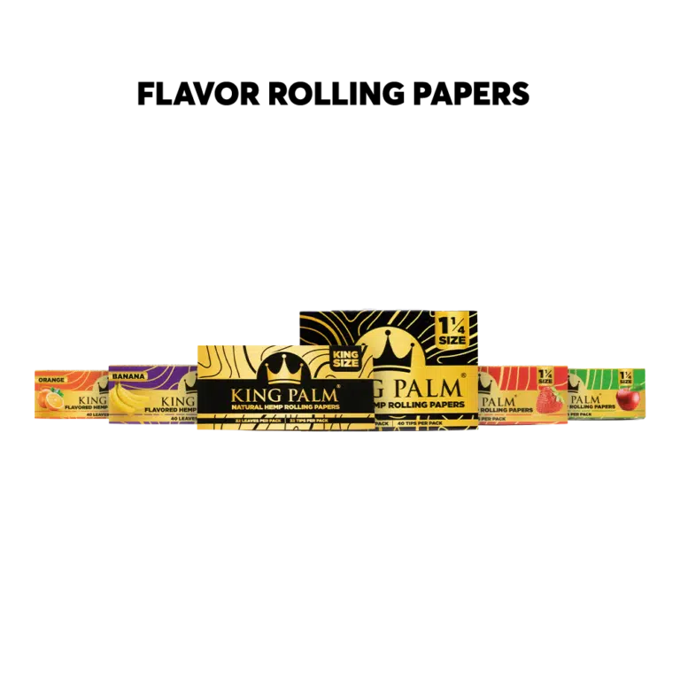 King Palm - Flavoured Hemp, 1-1/4" Papers