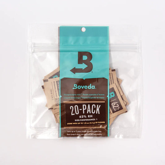 Boveda - 62% Humidity Pack - Size 1 (3.5g)