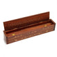 Holistic - Incense Holder, Carved Wooden Box with Double Compartment