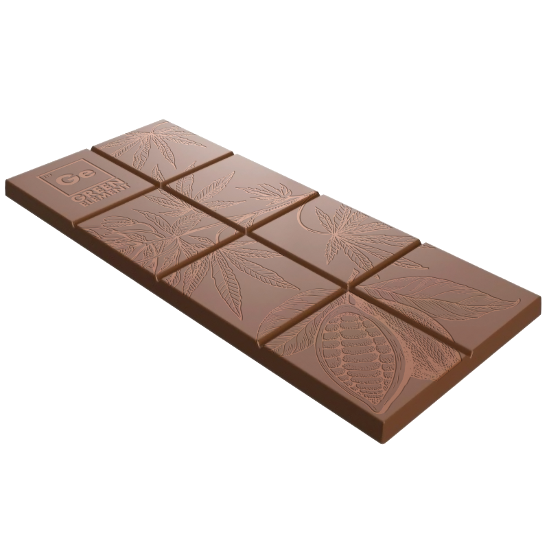 Green Element - 200:40, CBD Chocolate, Madagascan Dark, 72% Cacao (Vegan)