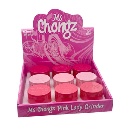 Ms Chongz “Pink Lady” 63mm 4 part Grinder