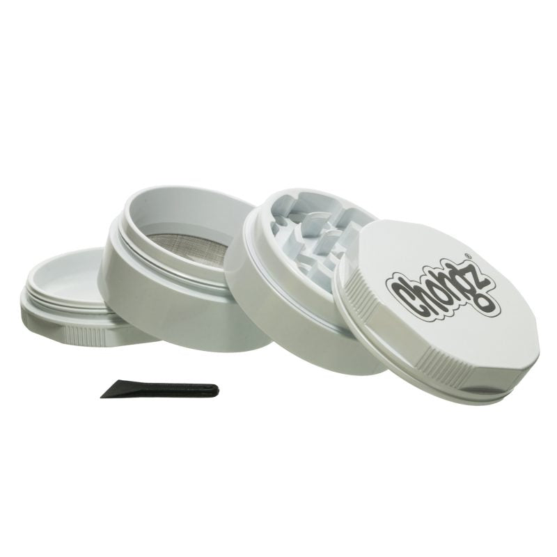 Chongz - 52mm - White, Ceramic, “John Snow”, 4pt, Grinder