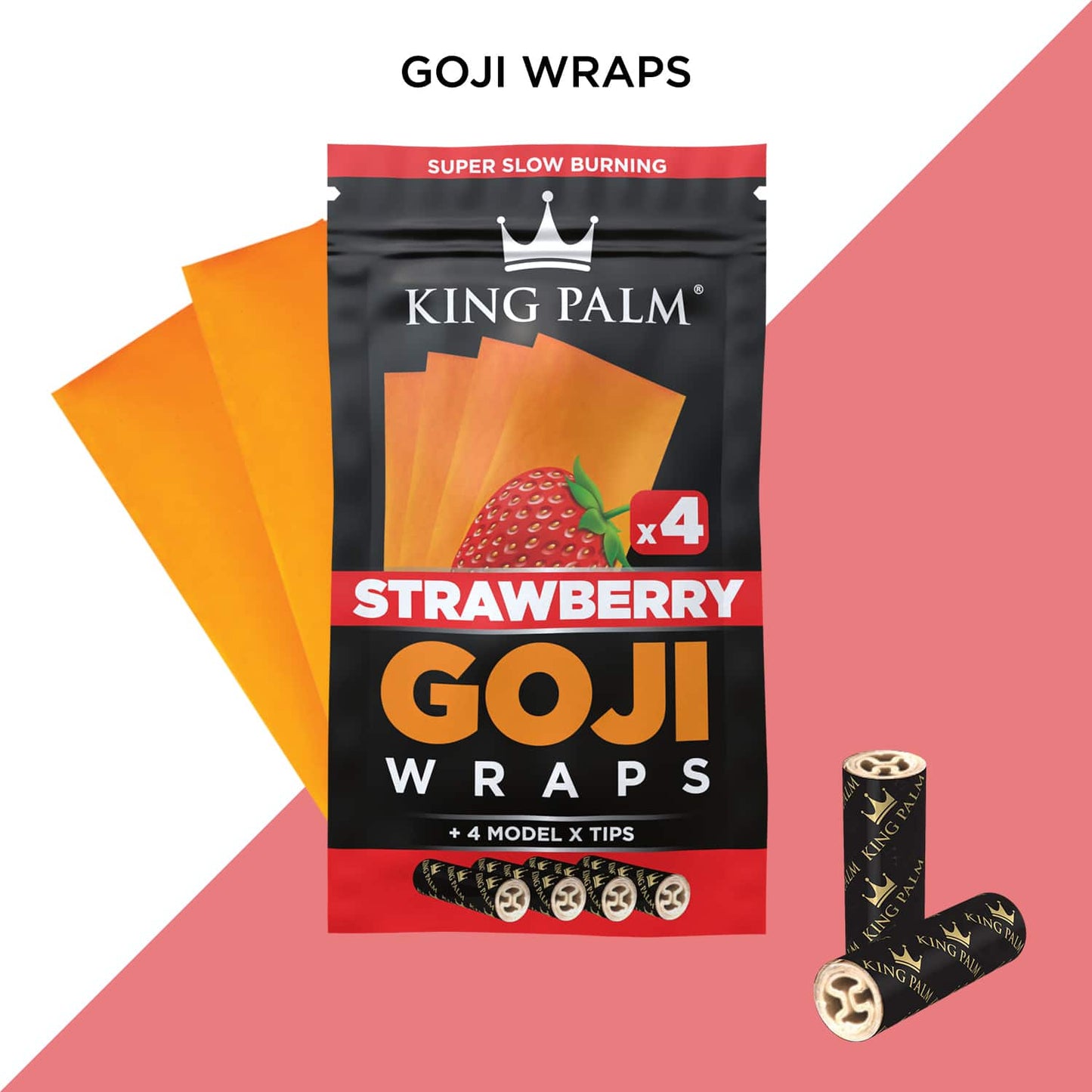 King Palm - Goji Wraps, 4pk