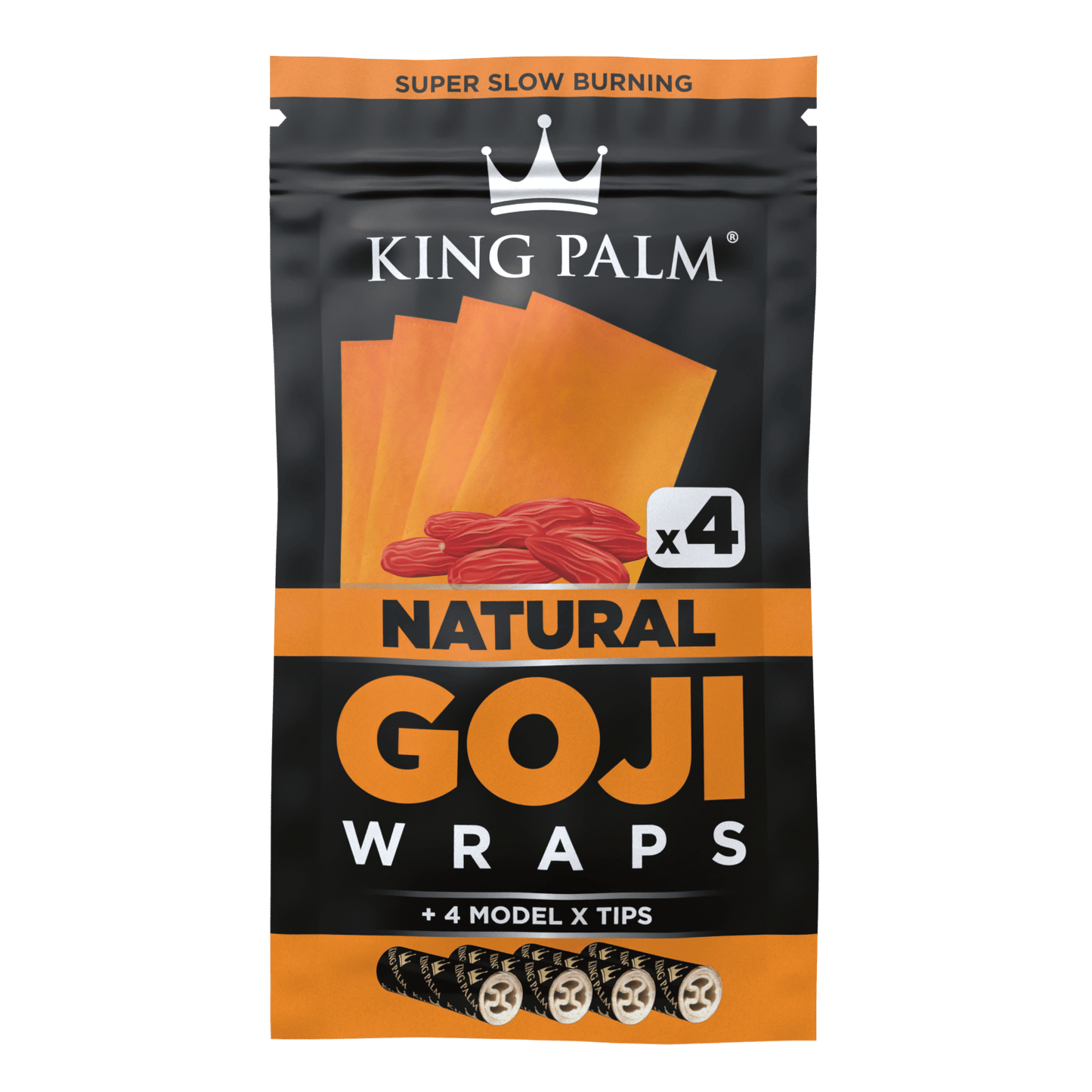King Palm - Goji Wraps, Pack of 4