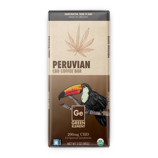 Green Element - 200:40, CBD Chocolate, Peruvian Coffee (Vegan)