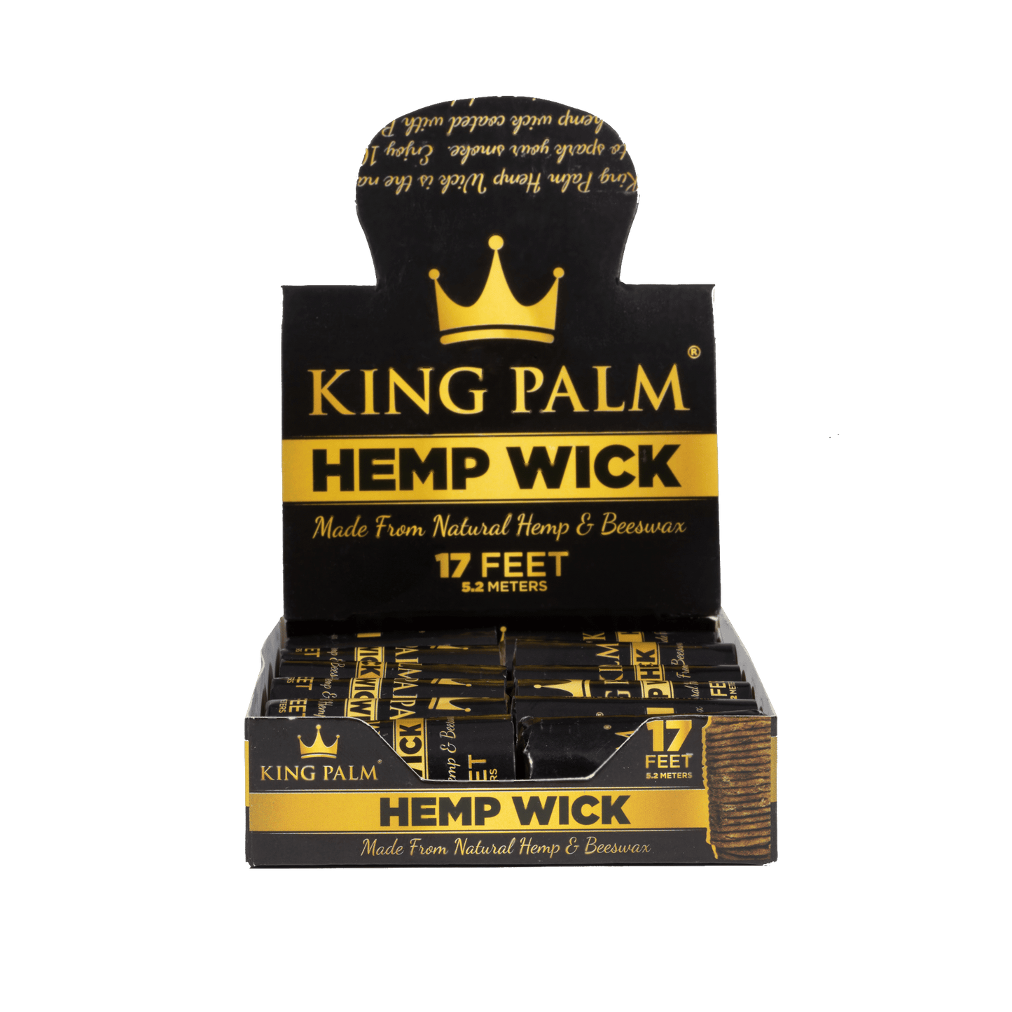 King Palm - Hemp Wick, 17Ft