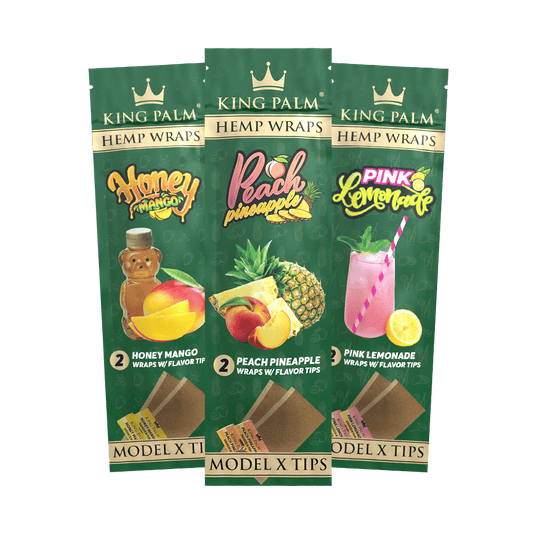 King Palm - Hemp Wraps, Pack of 2