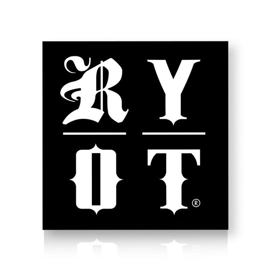 RYOT - Logo Sticker, Square 10"