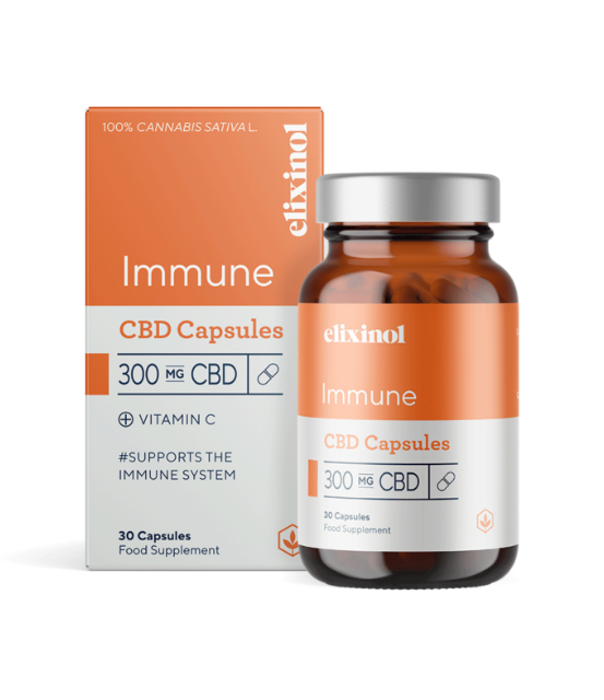 Elixinol - CBD Oral Capsules, Immune