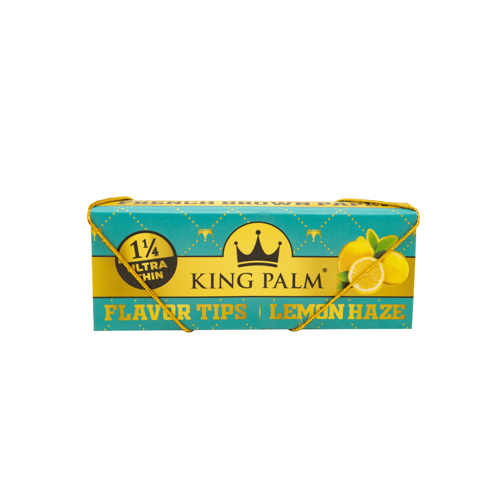 King Palm - French Rolling Papers & Flavoured Tips, 1-1/4 Size