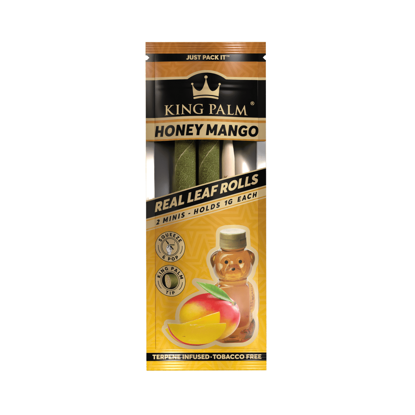 King Palm - Flavored Rolls, Minis (1g), Pack of 2