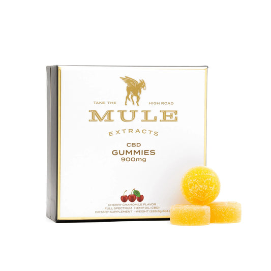 Mule - CBD Gummies, Cherry & Chamomile, 18-pk