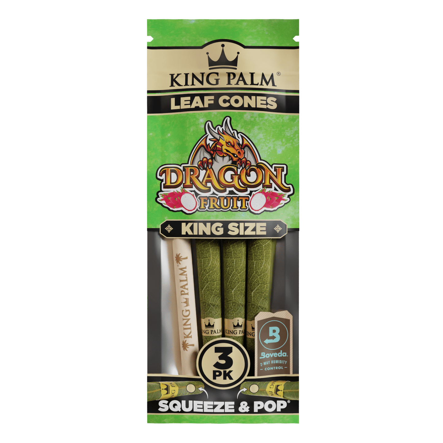 King Palm - Flavoured Palm Cones, 3pk