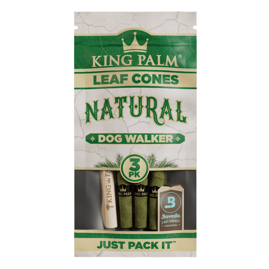 King Palm - Natural Leaf Cones, 3pk