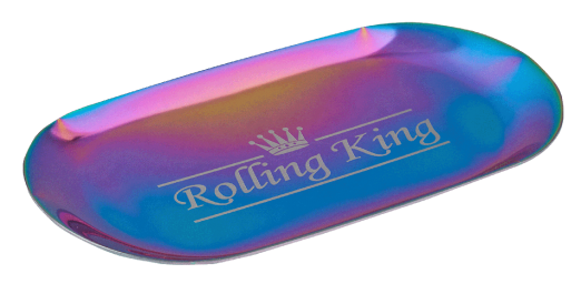 Rolling King - Rolling Tray, Small, Steel, Multicoloured
