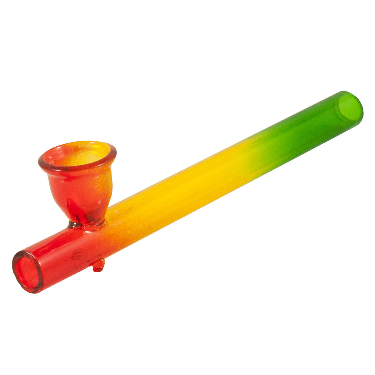 11cm Glass Rasta Colours Kawuum Pipe