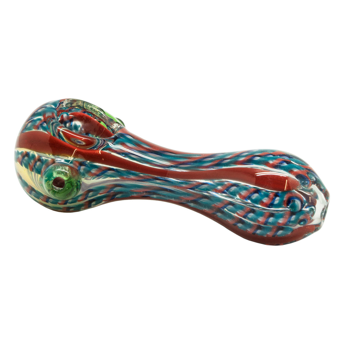 Half Baked - 3inch , “No Pain”, Glass Spoon