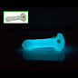 Half Baked - 3.5inch , "Rockwell”, Glow in the Dark ,Glass Spoon