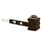 Wood and Glass 5 inch Art Pipe