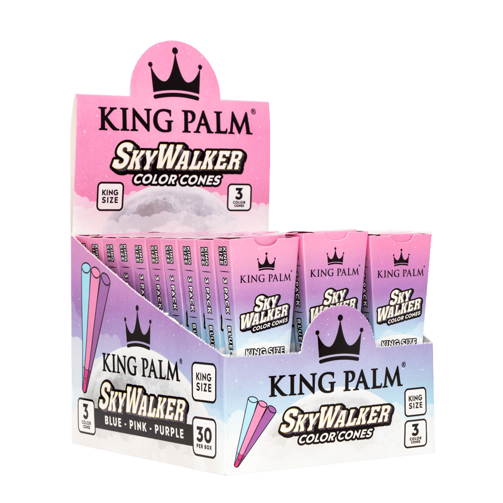 King Palm - SkyWalker Color Cones, King Size, 3pk