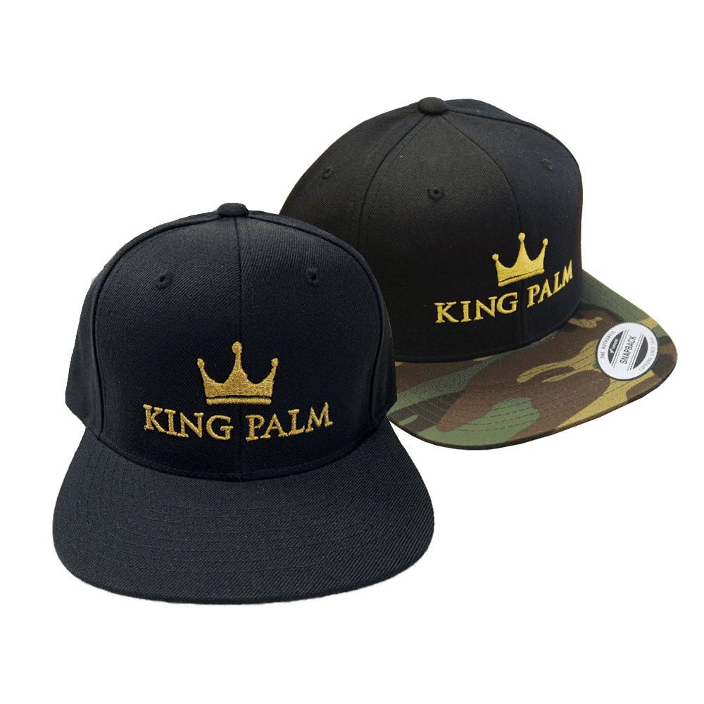 King Palm - Snap Back, Flat Peak Hats