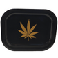 Rolling King - Rolling Tray, Small, Metal, 'Black Leaf'