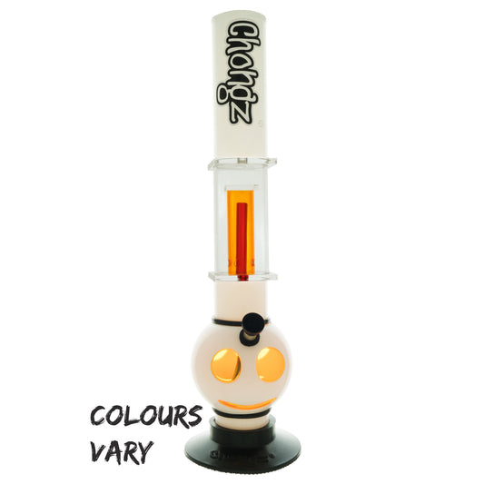Chongz - Acrylic Waterpipe, 40cm, Bubble w/Perc, “Champagne Socialist”