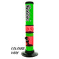 Chongz - Acrylic Waterpipe, 30cm, “Shuggie” Straight Ice Pinch