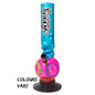 Chongz - Acrylic Waterpipe, 30cm “Head Happy” Ice Twist Bubble