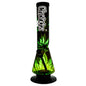 Chongz - Acrylic Waterpipe, 30cm “Leaf Piece” Beaker w/ Ice Twist