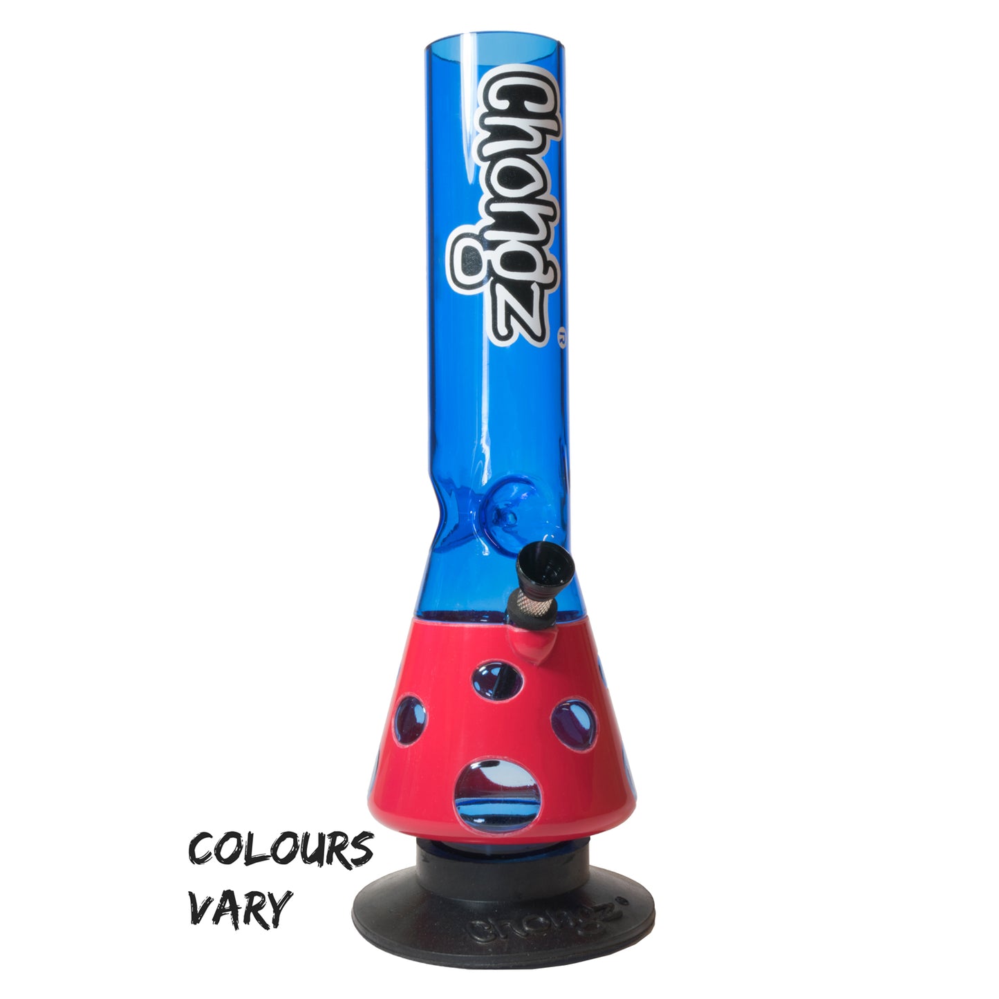 Chongz - Waterpipe, Acrylic, 30cm, Beaker w/ Ice Catch, “For You Dale”