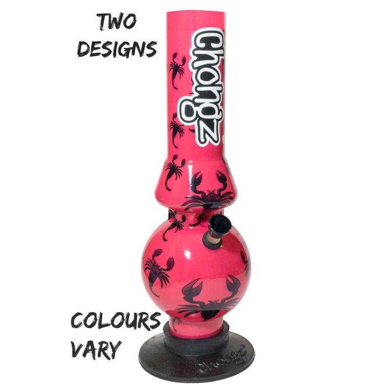 Chongz - Acrylic Waterpipe, 30cm, “Mr Crab” Bubble Ice Pinch