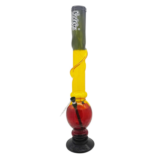 Chongz - Waterpipe, Acrylic, 50cm, Bubble, “Rasta”