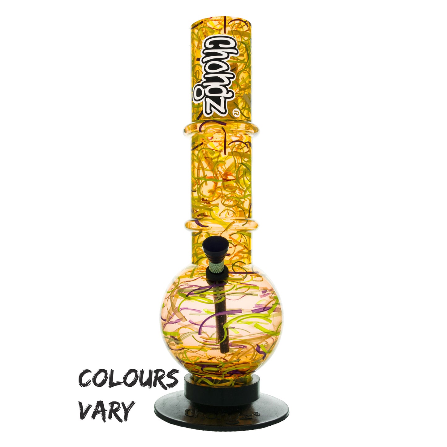 Chongz - Acrylic Waterpipe, 30cm, “Terrible Human”