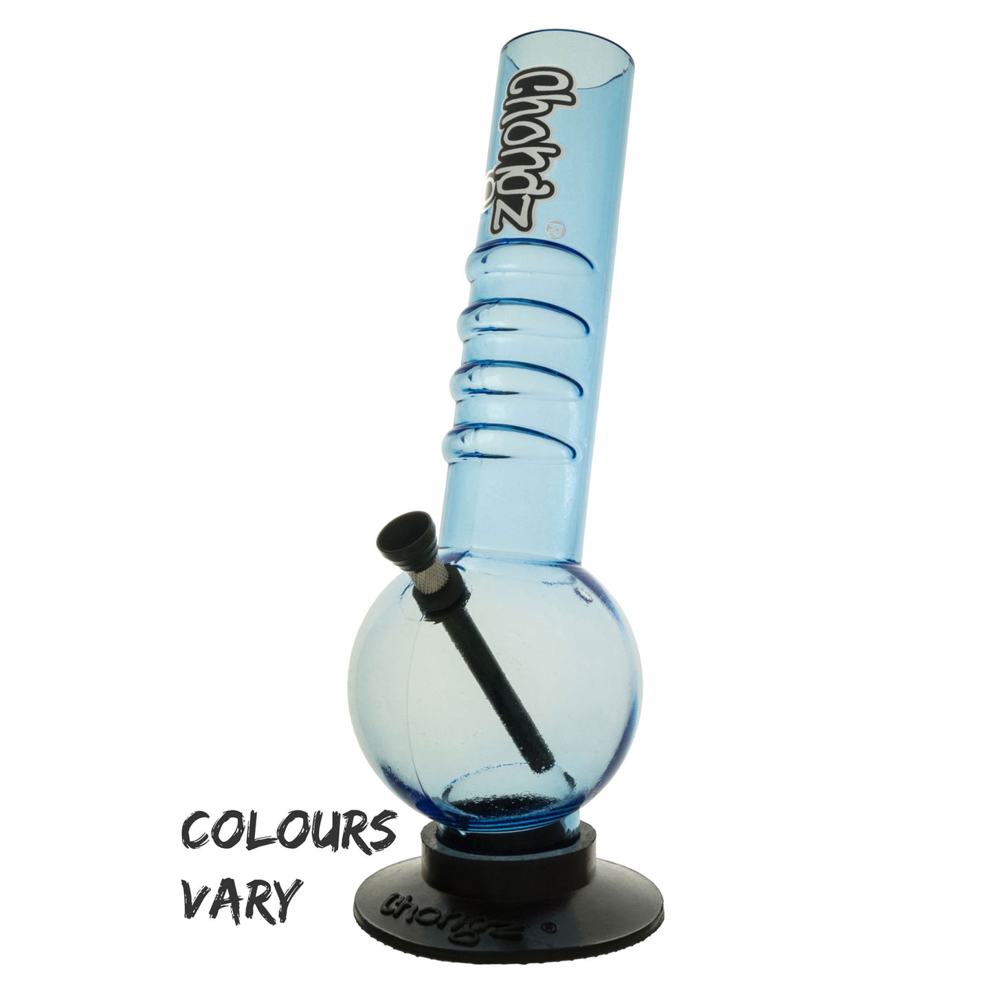 Chongz - Waterpipe, Acrylic, 30cm, Bubble Leaner, “Prince Jailbait”