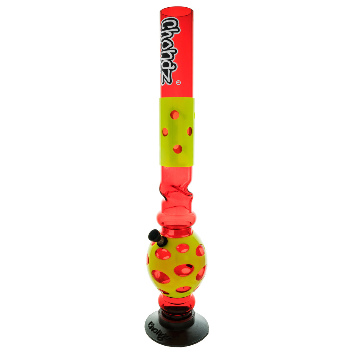 Chongz Acrylic 50cm “Kashmir if you can” Oval Bubble Ice Twist Bong