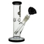 Chongz - Glass Waterpipe, “Rawhide”, 20cm, Ice Pinch with Black Accent