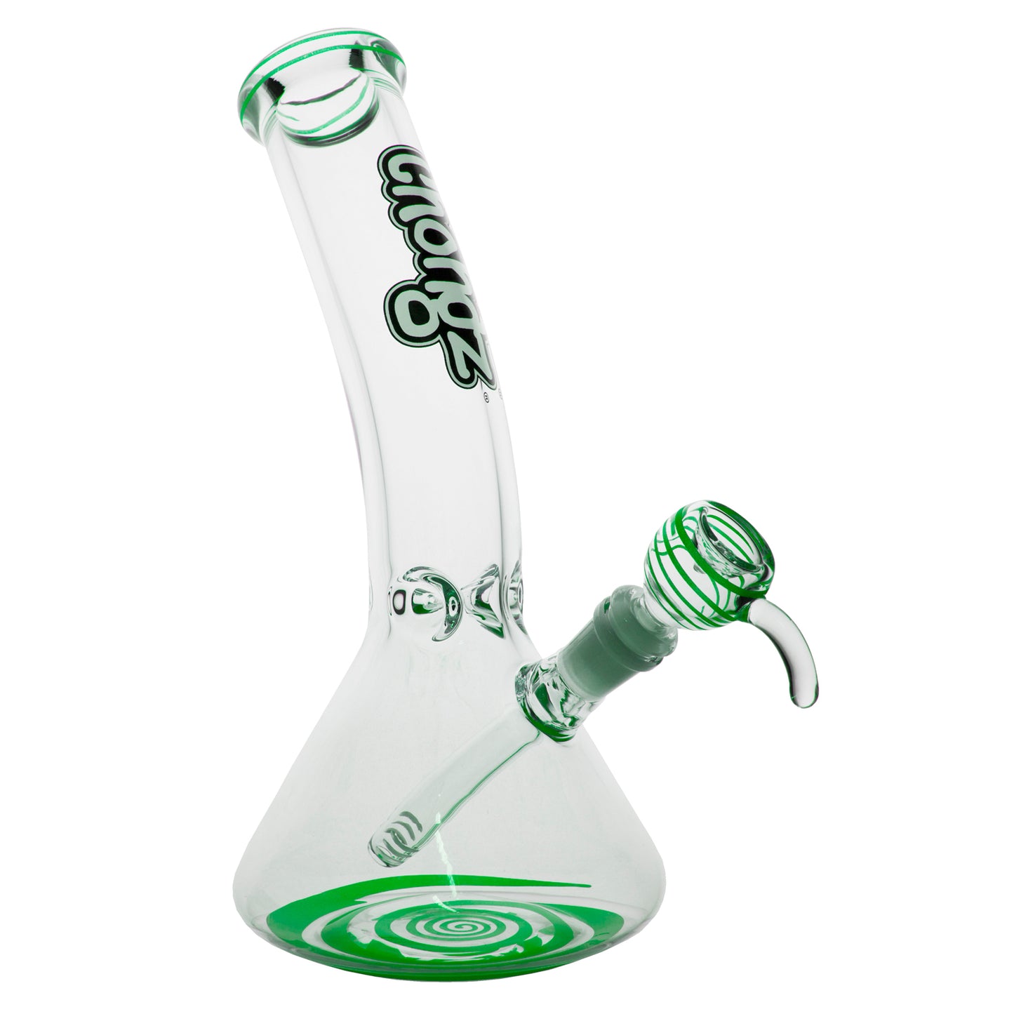 Chongz - Glass Waterpipe, 30cm, “Goosebump” 7mm Ice Pinch