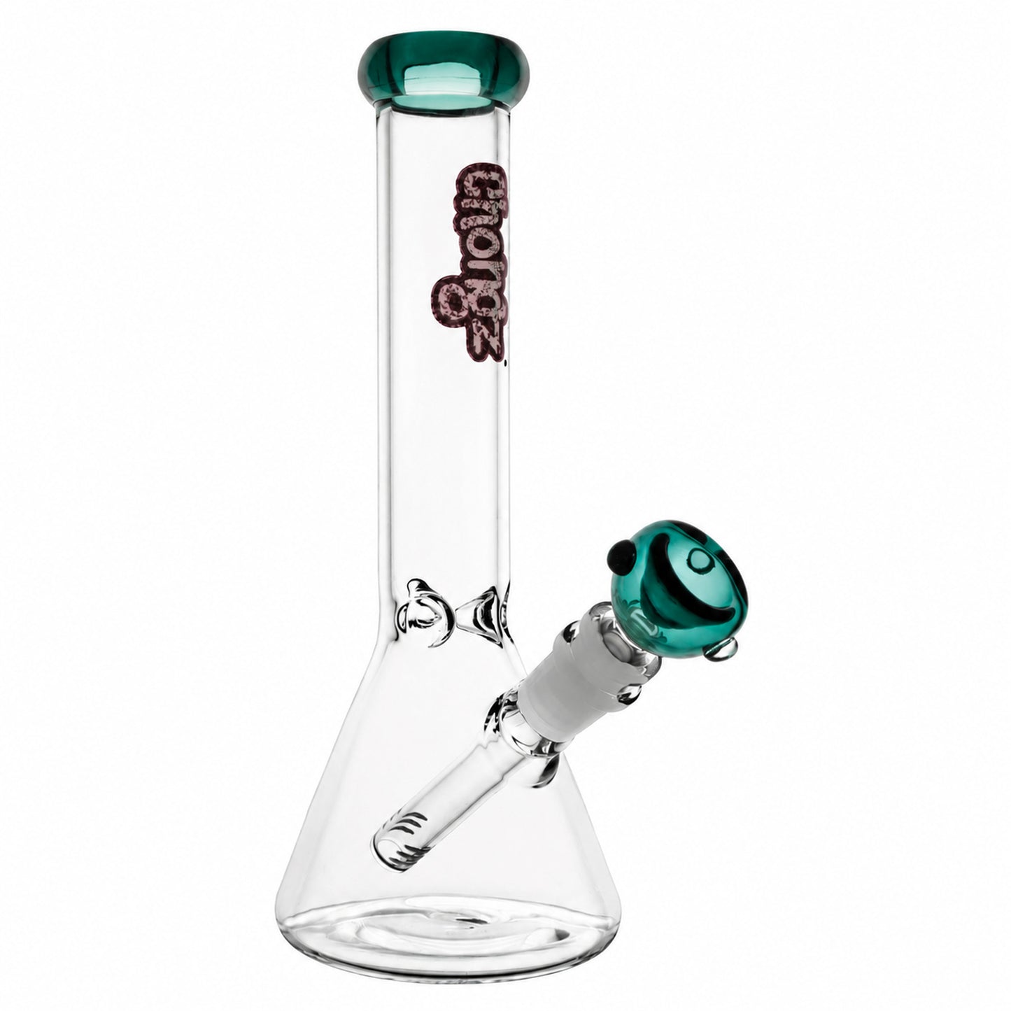 Chongz - Waterpipe, Glass, 26cm, Beaker w/ Ice Pinch, “Little Dickie”