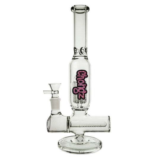 Chongz - Glass Waterpipe, 31cm, Perc w/ Ice Pinch, “Mini Mariner”