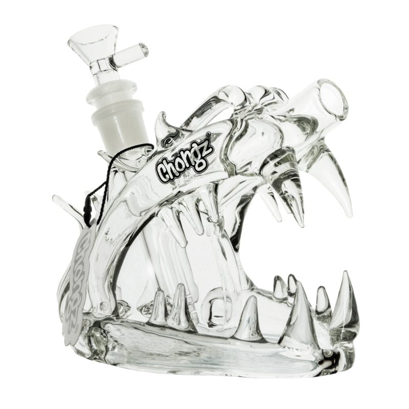 Chongz - Glass Waterpipe, “Head Dragon” Art/Decorative