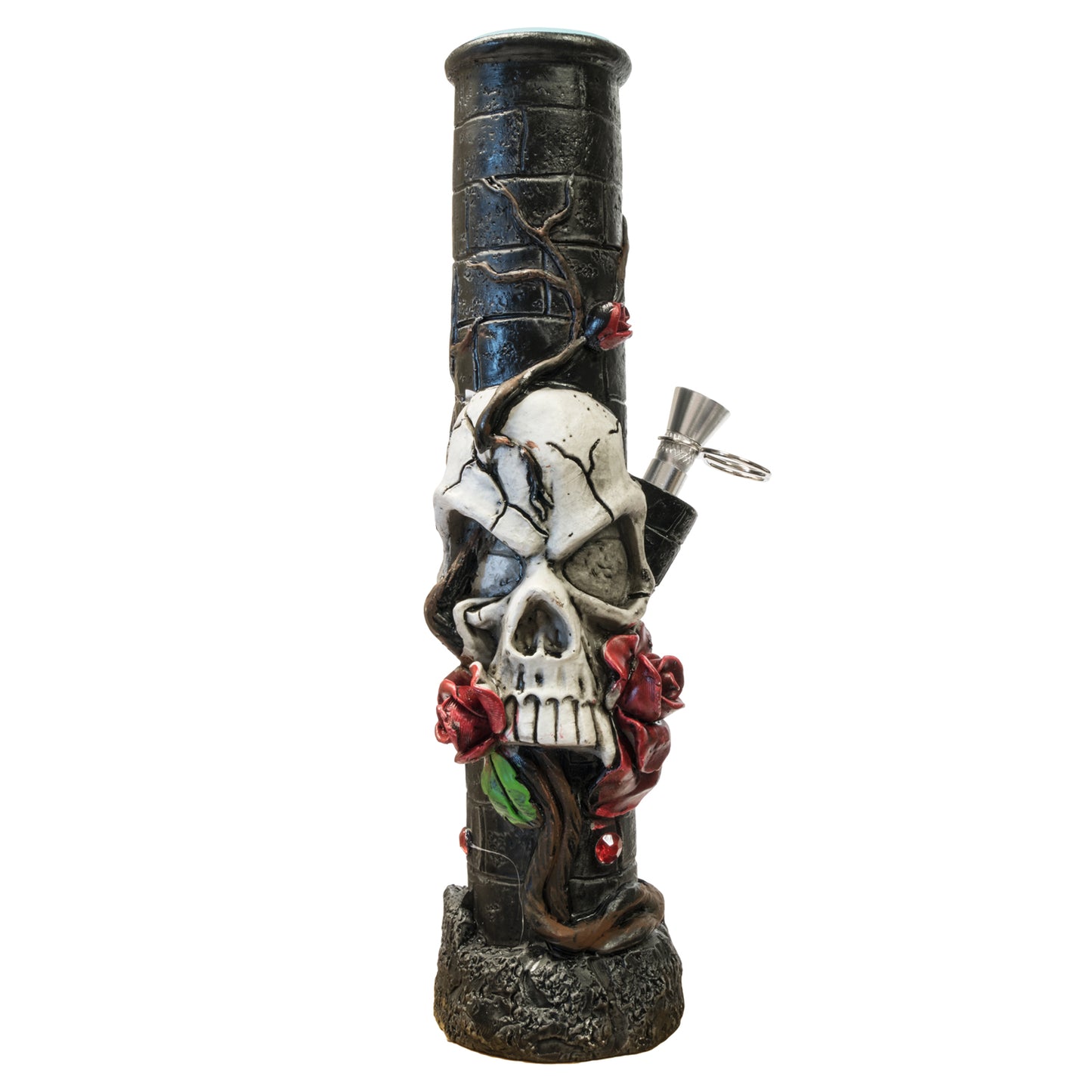Chongz - Waterpipe, Glass, 26cm, Straight, “House of Fun”
