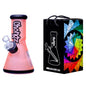 Chongz - Glass Waterpipe, 20cm “NEO GEO” Frosted, Ice Pinch