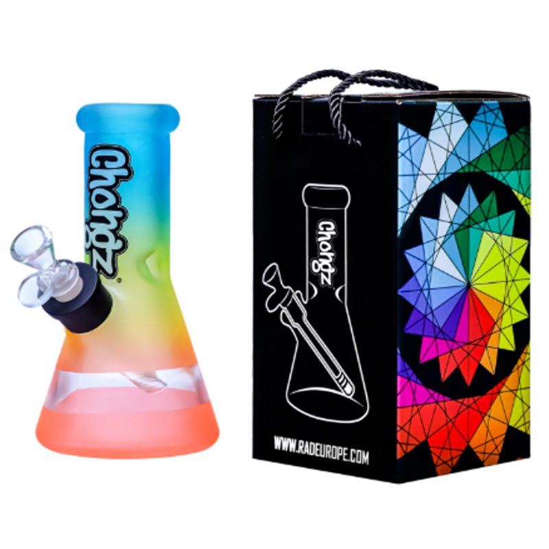 Chongz - Glass Waterpipe, 20cm, “Jack Frost” Ice Pinch