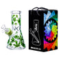 Chongz - Waterpipe, Glass, 20cm, Beaker w/ Ice Pinch, “Lovely Leaf”